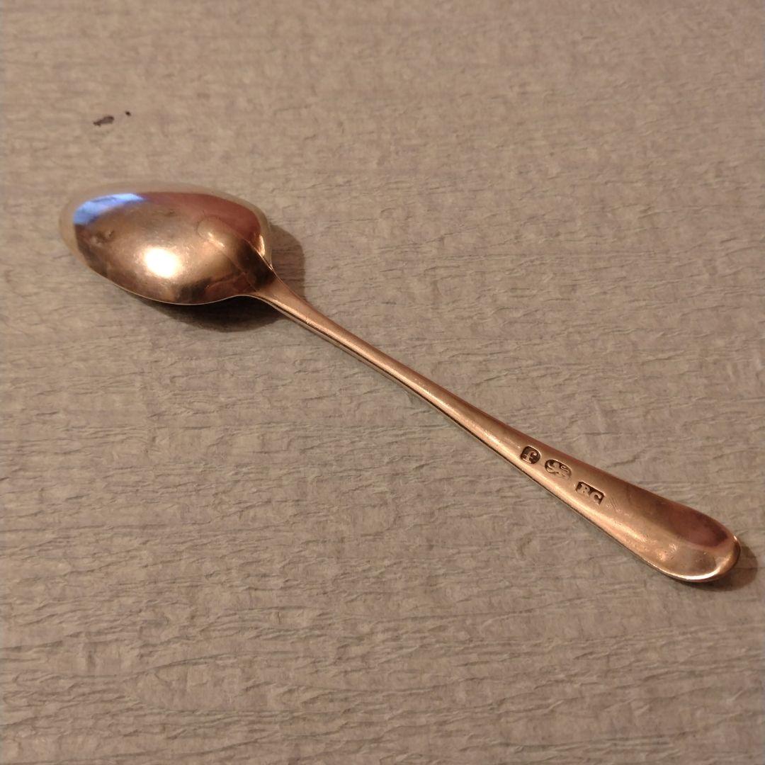 お値下げ　イギリス　純銀ティースプーン　1781年