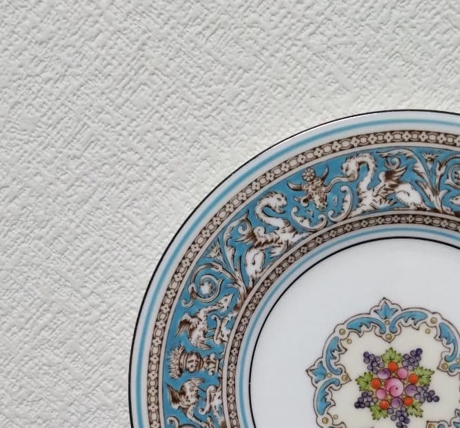 【希少】ウェッジウッド・フロレンティーン ターコイズ プレート『15cm』