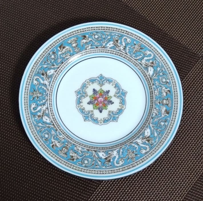【希少】ウェッジウッド・フロレンティーン ターコイズ プレート『15cm』
