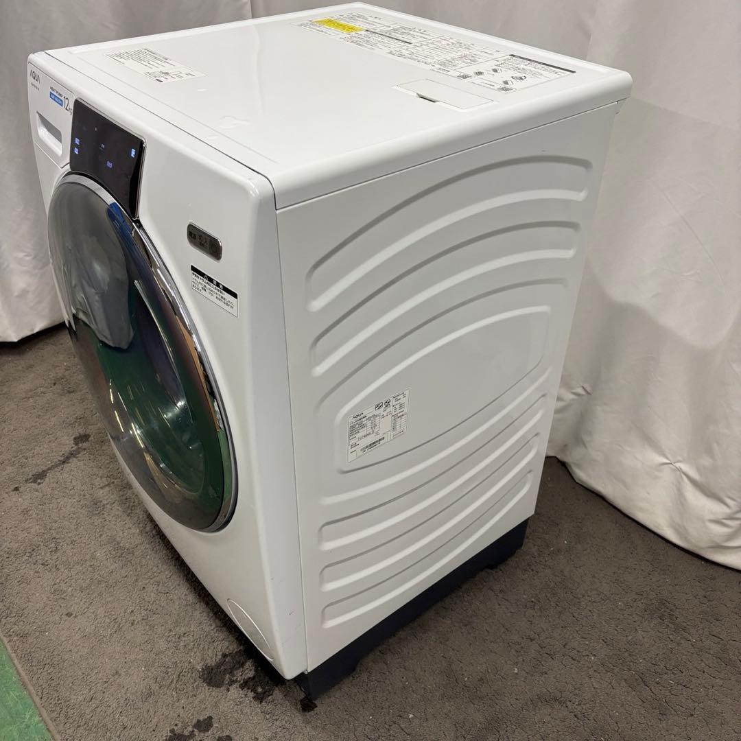 うさまる。49　AQUA　ドラム式洗濯機　12キロ　綺麗　設置無料　中古