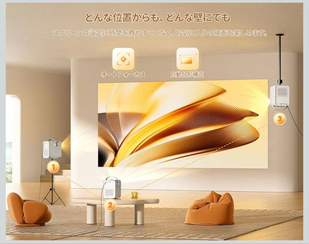 ETOE プロジェクター GoogleTV搭載 キッズモード搭載 音声操作