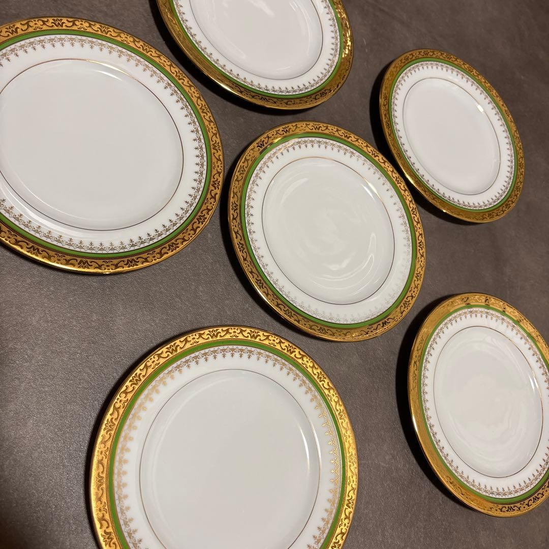 リモージュ Yves DEGOT 18センチプレート 6枚セット