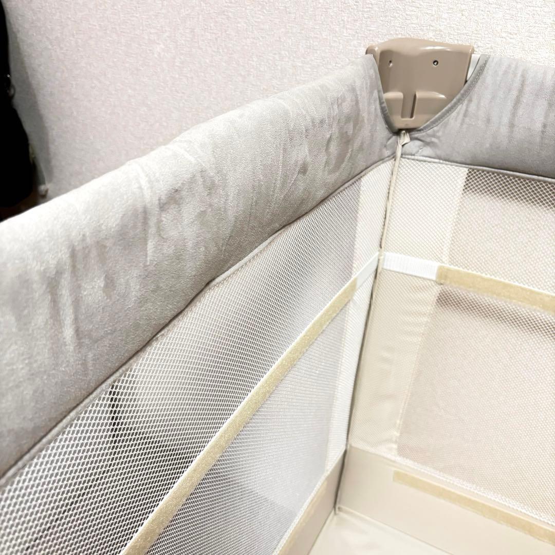 【美品・付属品完備】アップリカ ココネルエアープラス　ホワイトベージュ