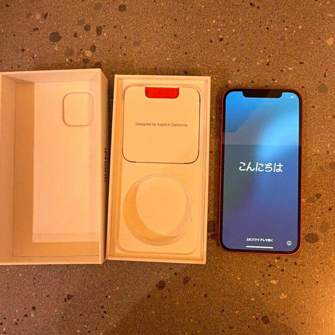 iPhone12 64ギガ　レッド