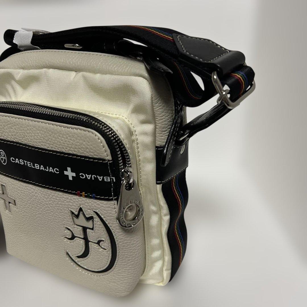 カステルバジャック コネクト ショルダーバッグ CASTELBAJAC ホワイト