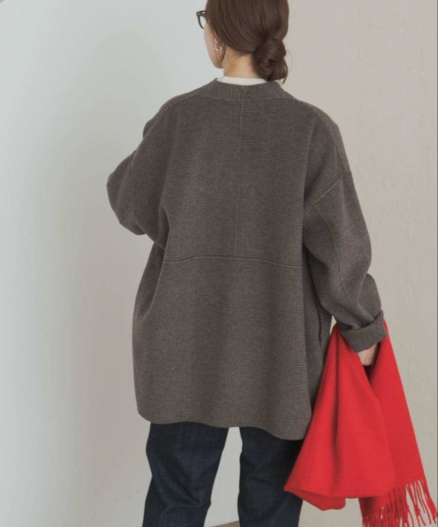 DOORS ウールリバーミドルガウンコート