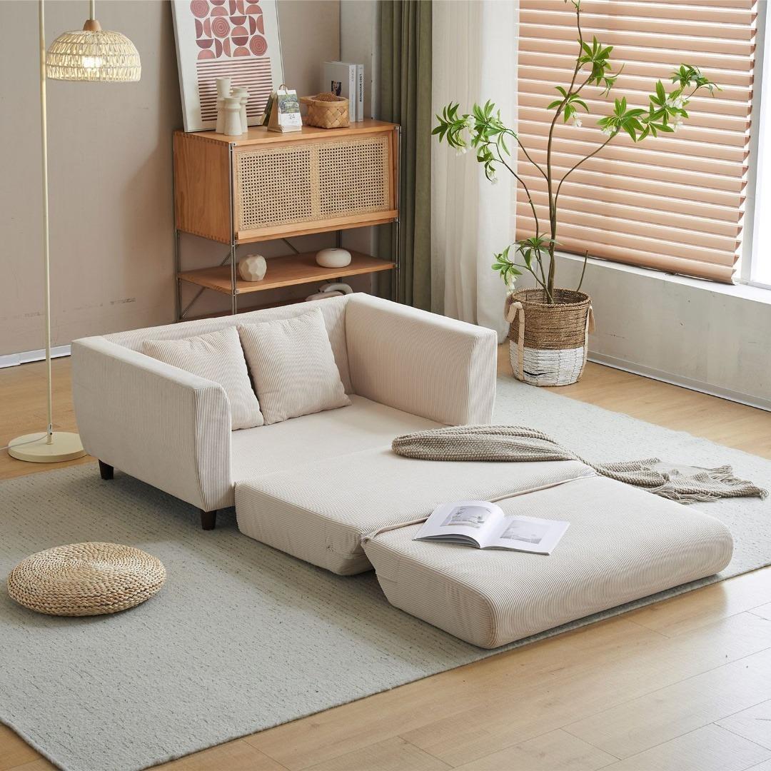 多機能 ソファ 2人掛け ソファベッド 折りたたみ コンパクト １人暮らし