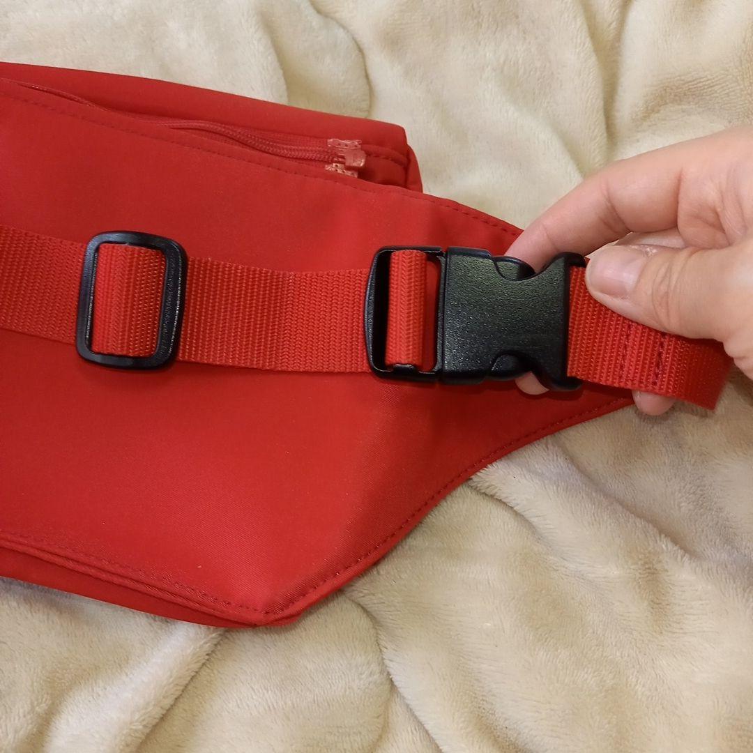 激レア BURBERRY GOLF ウエストポーチ レッド