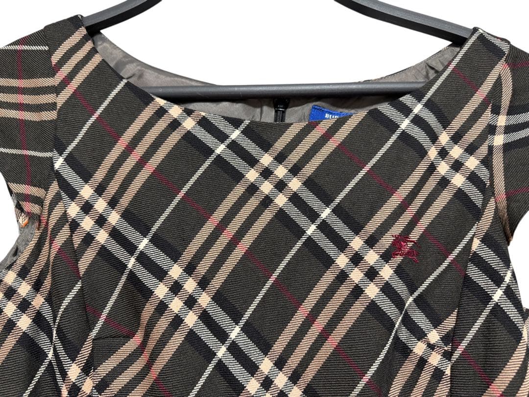 RT-152613BURBERRY BLUE LABEL半袖ミニワンピース