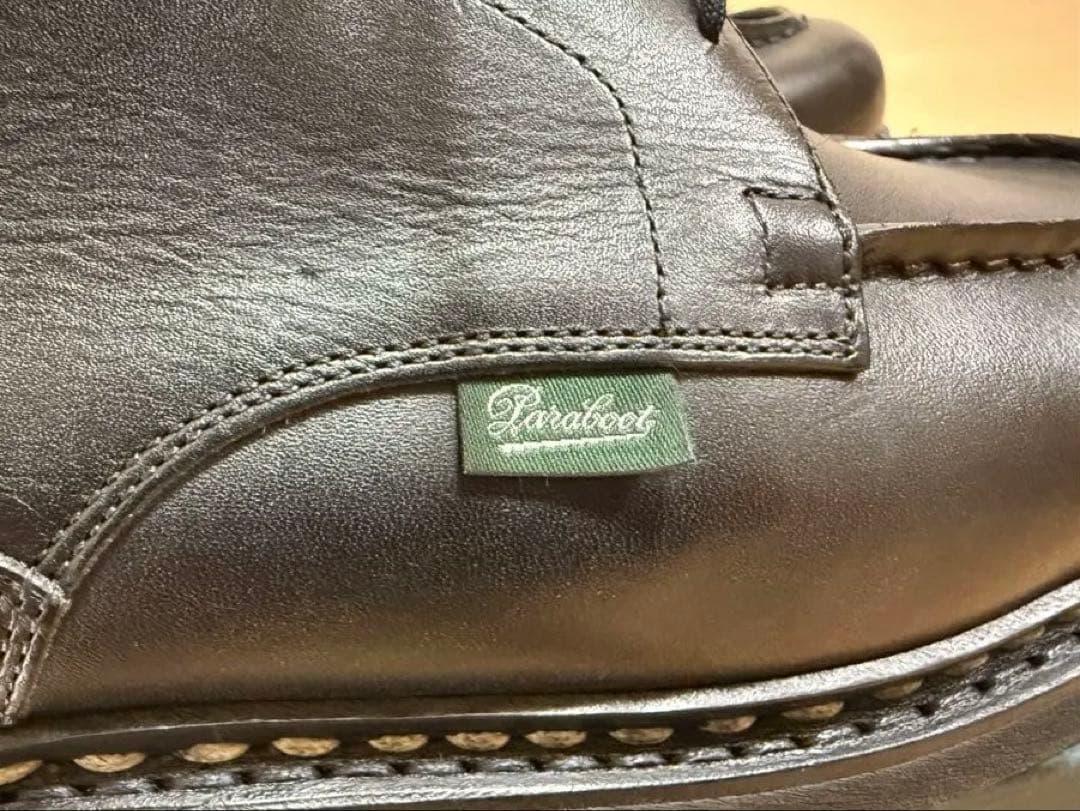 パラブーツ シャンボード CHAMBORD Uチップ 黒　7.5/26.0cm