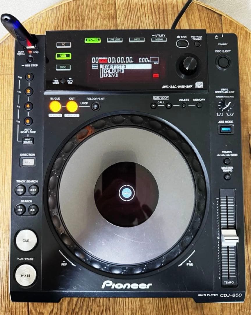 Pioneer CDJ-850 DJプレイヤー　1台-①