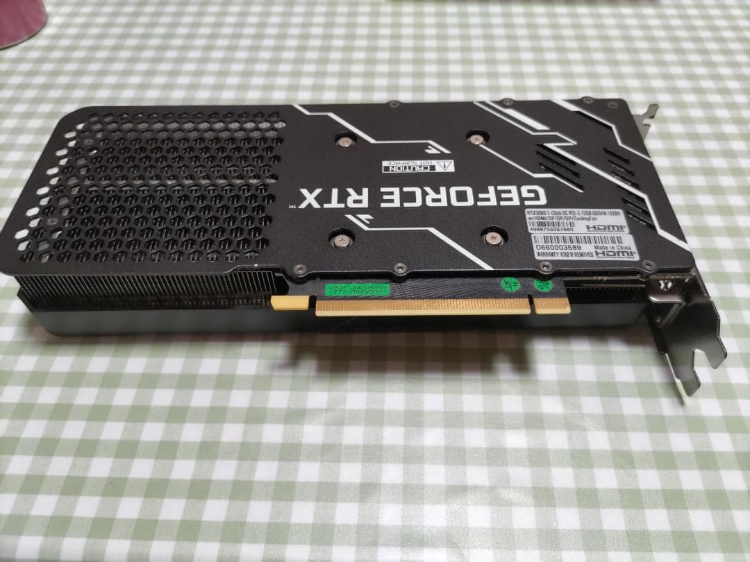 グラフィックボード・グラボ・ビデオカード Geforce RTX 3060 12GB (GG-RTX3060-E12GB)