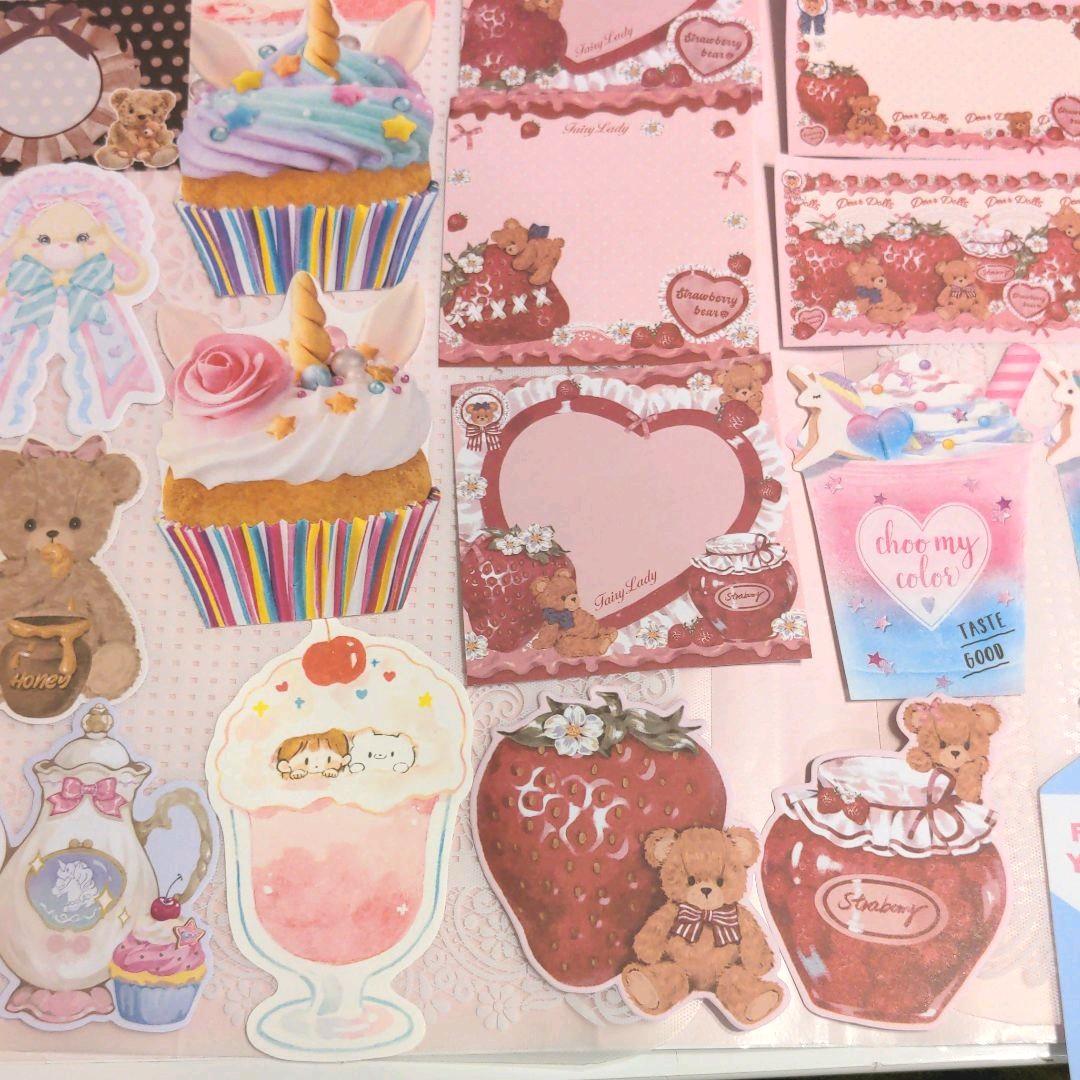 プロフ必読♡心奏mama’shop♬︎♡様ご確認用ベア＆ダイカットバラメモ658