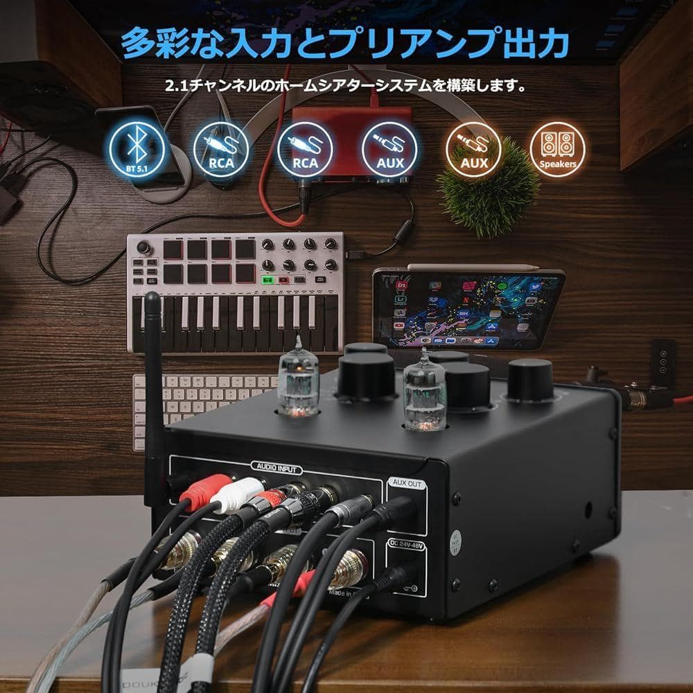 Douk Audio パワーアンプ (48V電源アダプター付属)