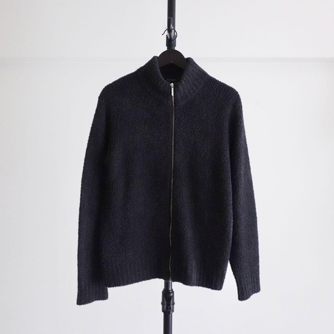 【極美品】Paul Smith ウールナイロンパイル　ドライバーズニット　グレー