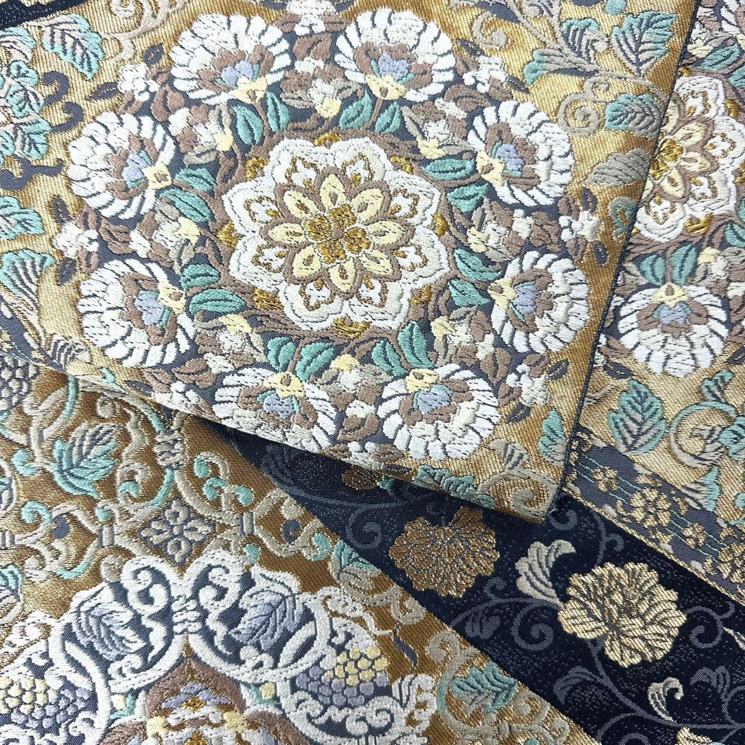 専用帯6053 6084 二本セット●服部織物謹製 高級 正絹 落款 六通 袋帯