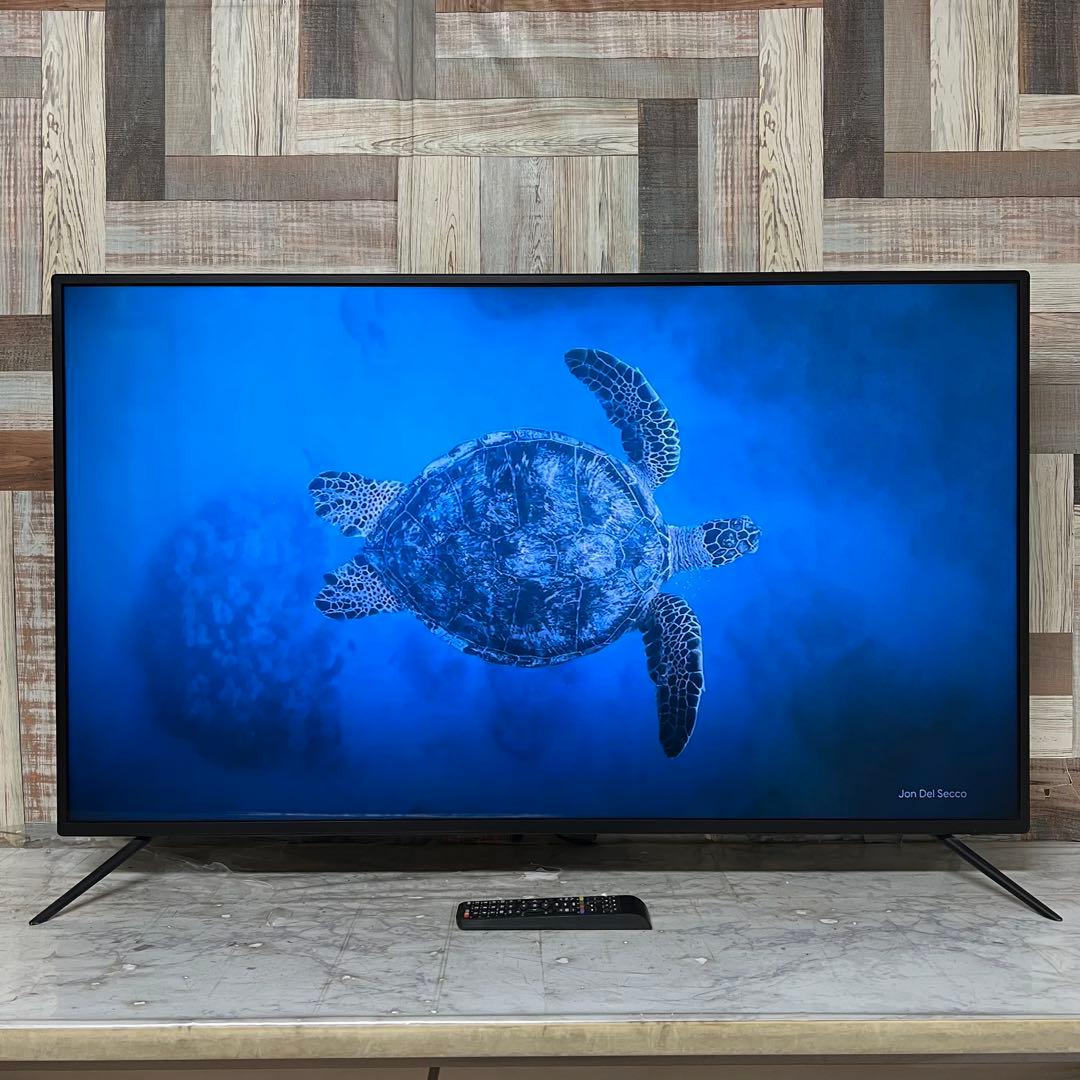 即日受渡❣️全国送料込ティーズネット50型液晶テレビ裏番組録画省エネ薄型