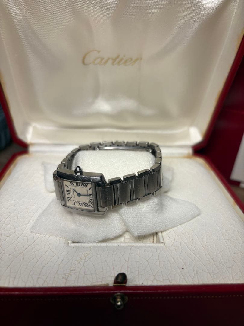 正規品　Cartier タンクフランセーズ　不動品　箱　説明書有り