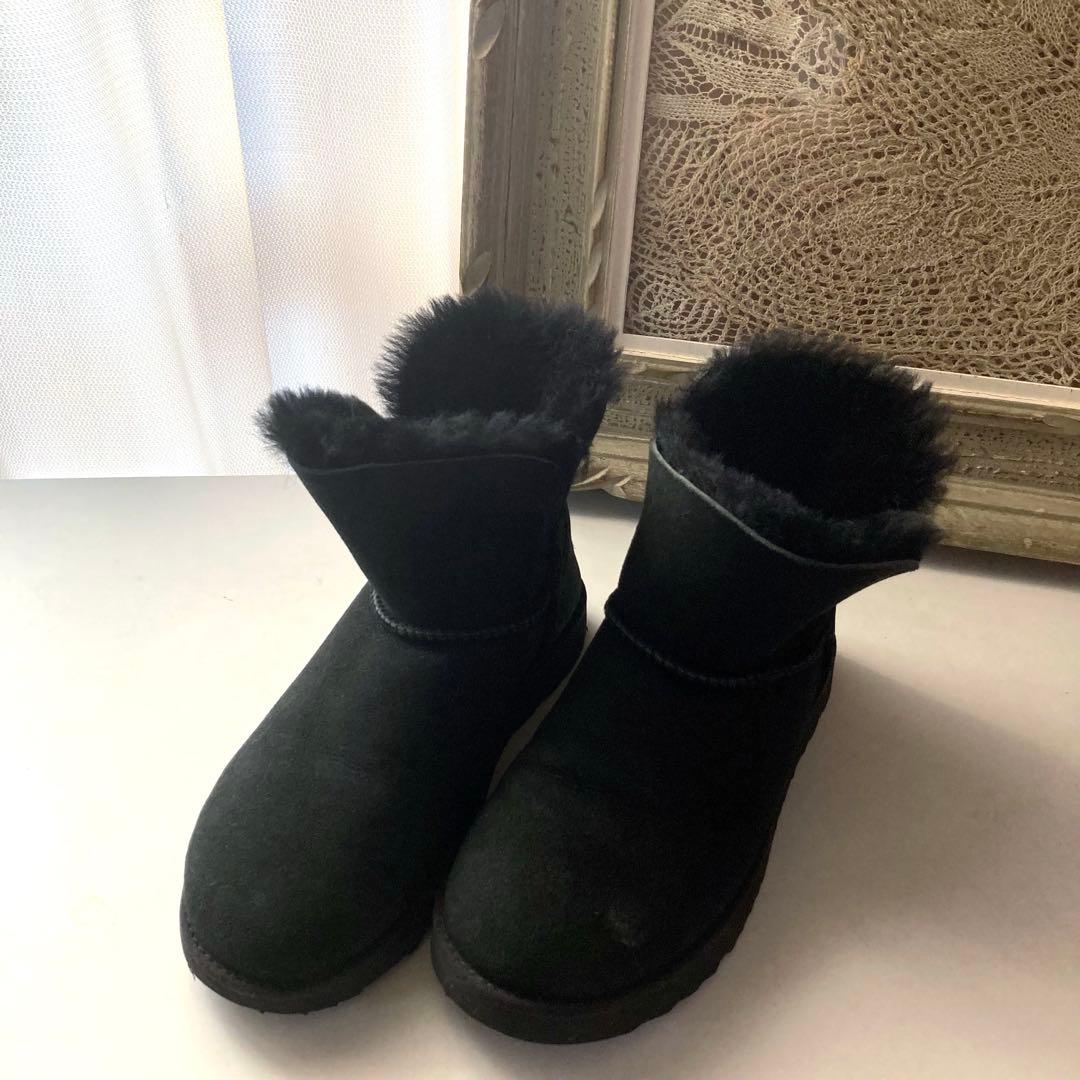 美品 UGG アグ＊クラシックカフ ミニ ムートンブーツ＊US7 24.0cm