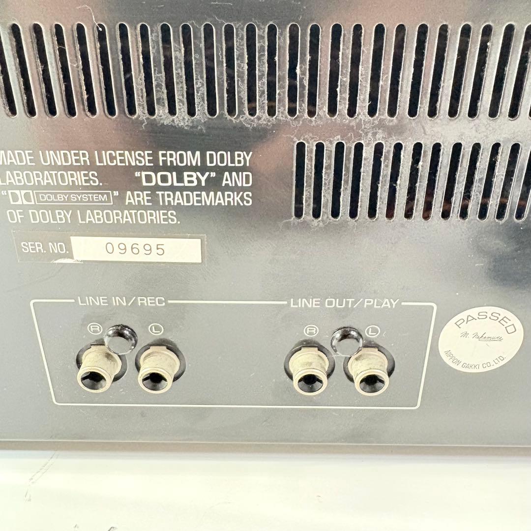 【動作品】 YAMAHA ヤマハ カセットデッキ K-1a デッキ(2080)