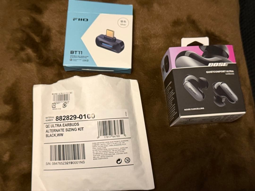 イヤホン QuietComfort Ultra Earbuds + fiio bt11