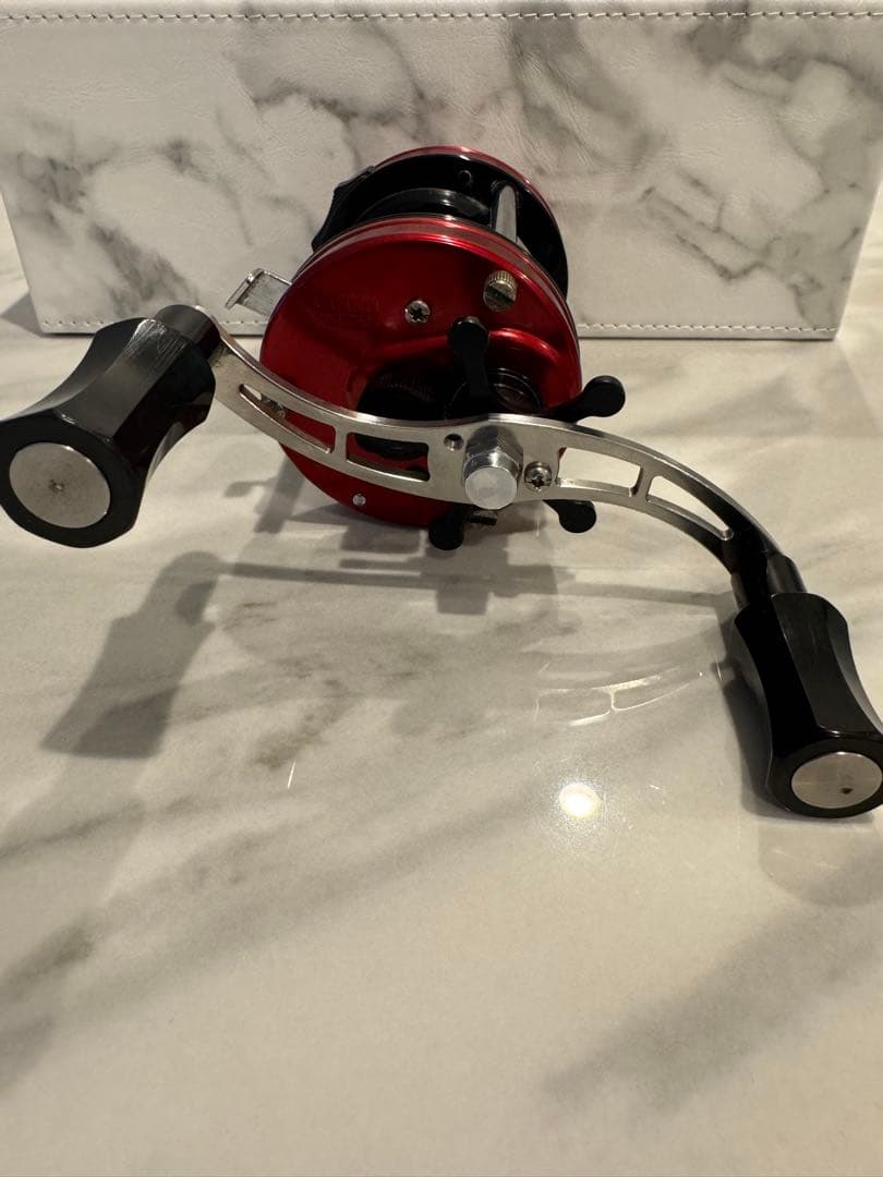 アブ6000 スコネットハンドル付き カゴ釣り　6500