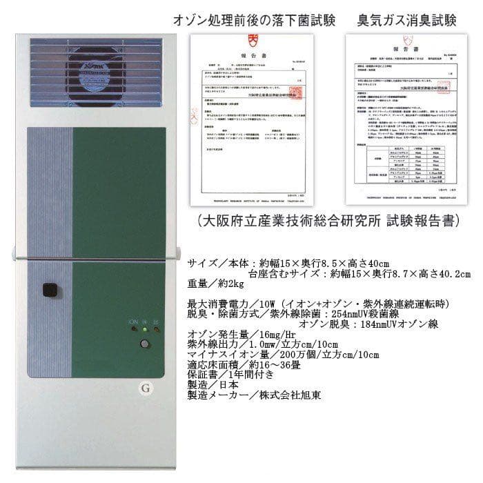 グリーンメイト 空気清浄機・脱臭機 ⭐︎紫外線除菌＋オゾンで脱臭⭐︎