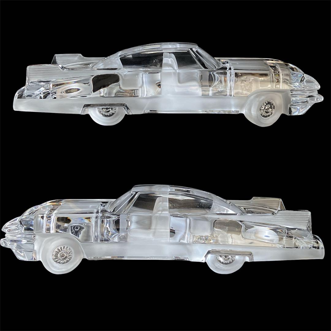 ドームフランス クリスタル キャデラック エルドラド オブジェ 水晶 自動車