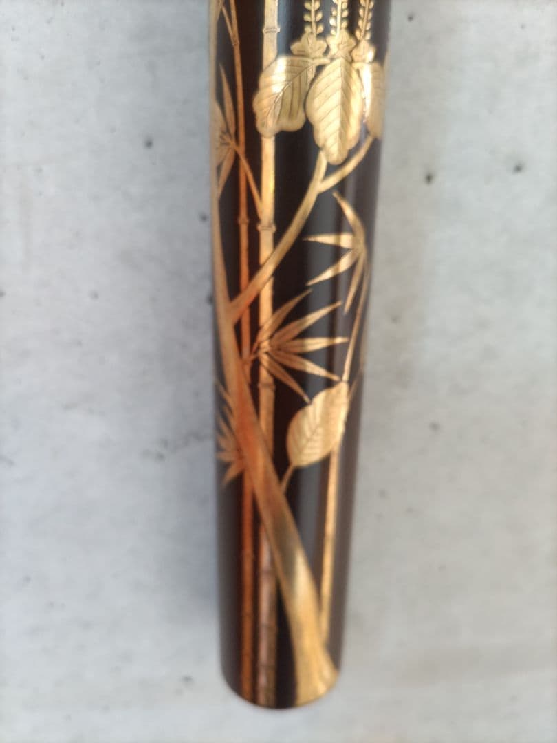 茶道具 掛花入 南蛮鉄 中川浄益 即中斎書付 NO636