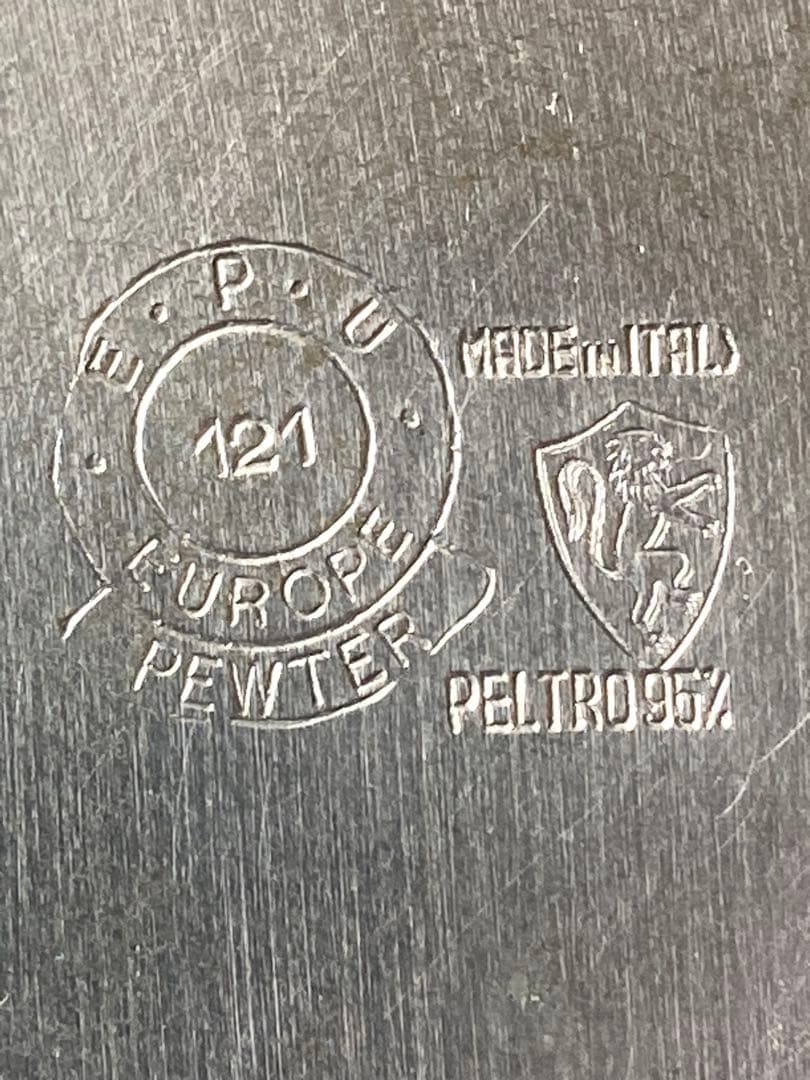 E.P.U 121 PELTRO95% イタリア製 シュガーポット