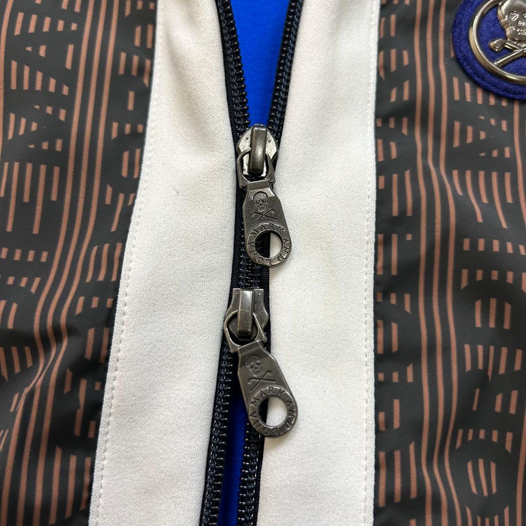 【美品✨】 マークアンドロナ 2022年 ダブルジップ ロゴ ブルゾン48