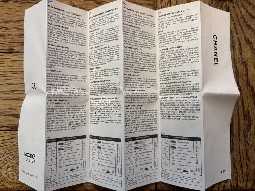 CHANEL シャネル ラインストーン グラデーション サングラス 4104