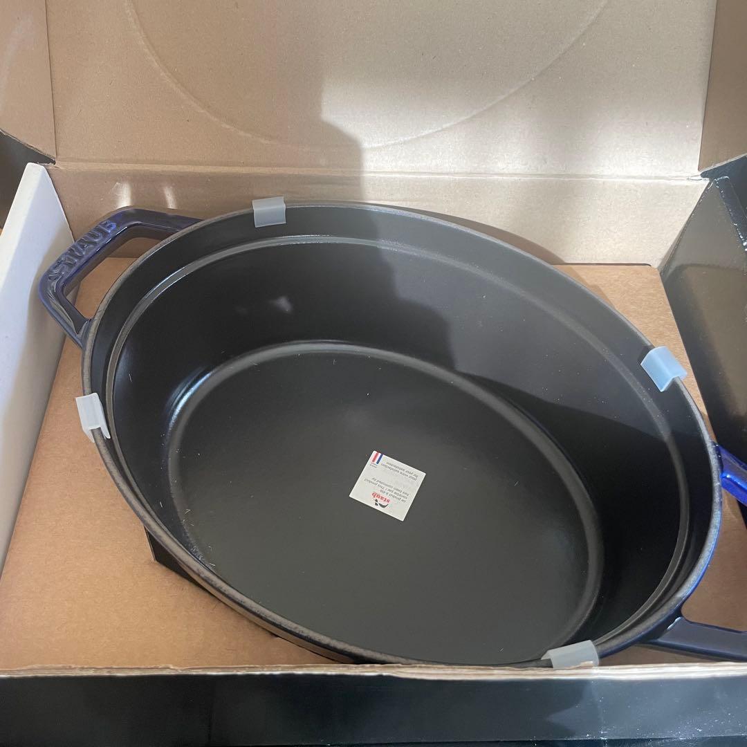 未使用⭐︎STAUB ⭐︎ストウブ⭐︎ピコココット⭐︎オーバル⭐︎27センチ⭐︎グランブルー