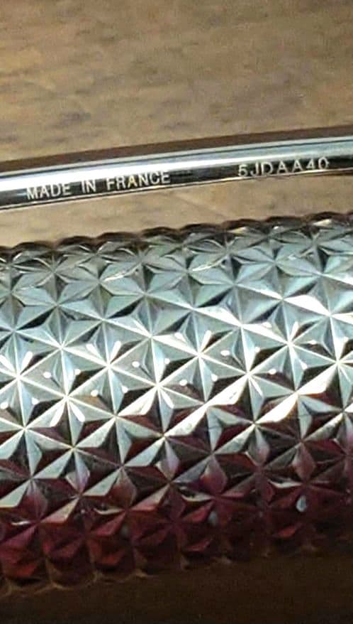 エス・テー・デュポン万年筆　ラインD　FIRE HEAD　Ｍニブ　シリアルNo有