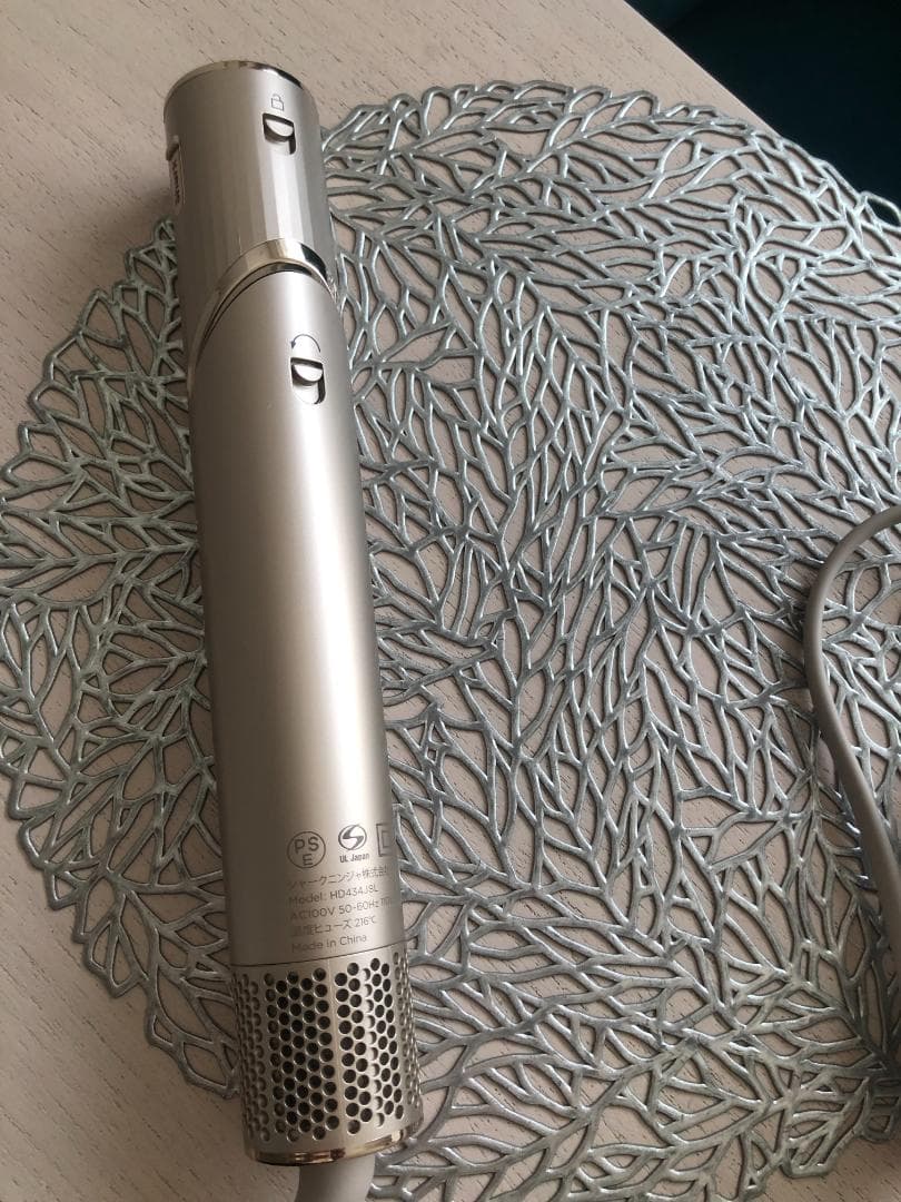 シルバー カールドライヤー 付属品全てあり/置き乾き可能