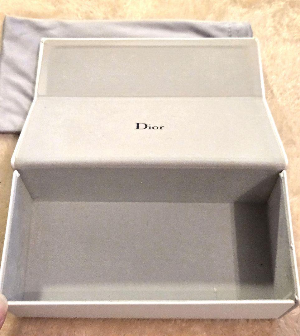 【Dior】 ブラックラウンドサングラス ケース付き