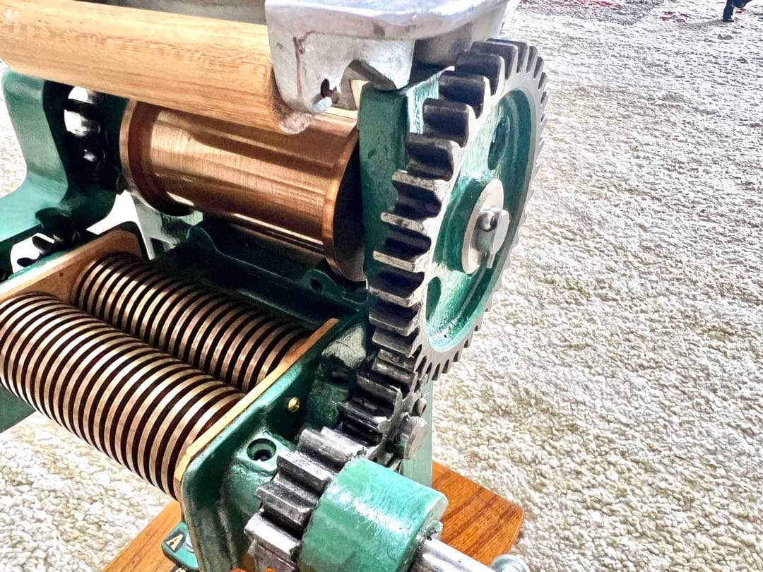 小野式製麺機｜レストア品｜ 2.0mm刃｜動作良好｜食品機械用フードグリース付き