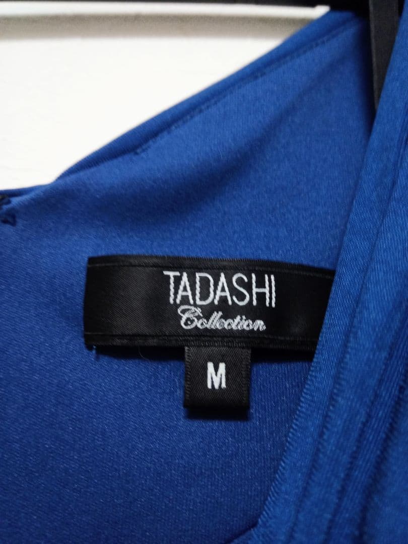 美品 Tadashi Shoji 11号　ワンピース　青　タダシショージ