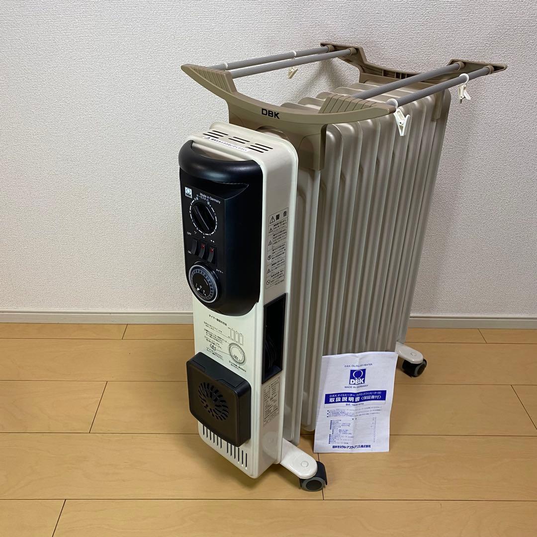 DBK オイルヒーター セラミックファン付 HEZC13/10JCH 4〜9畳用