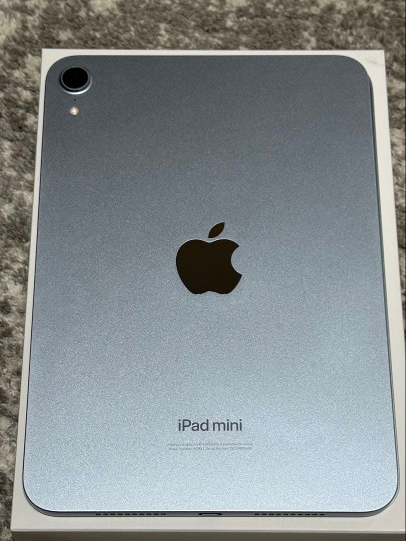 iPad mini A17Pro ブルー 128GB WiFi 保証残