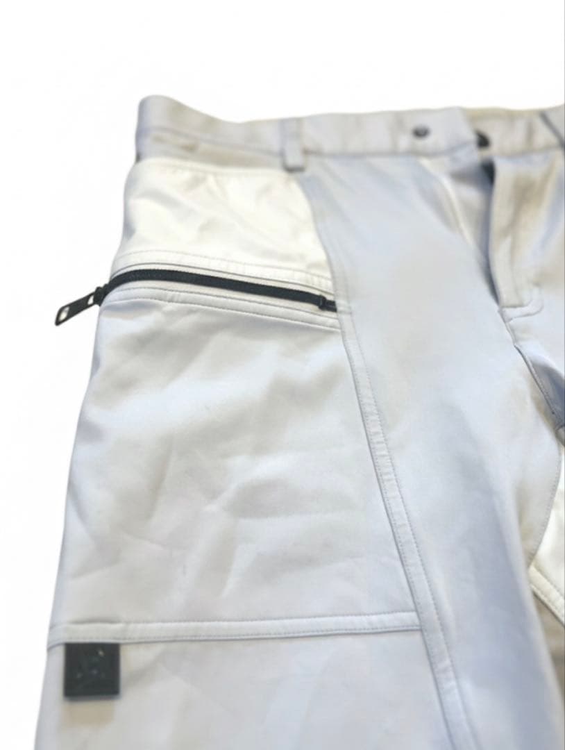 MARK & LONA ホワイトスリムフィットパンツ