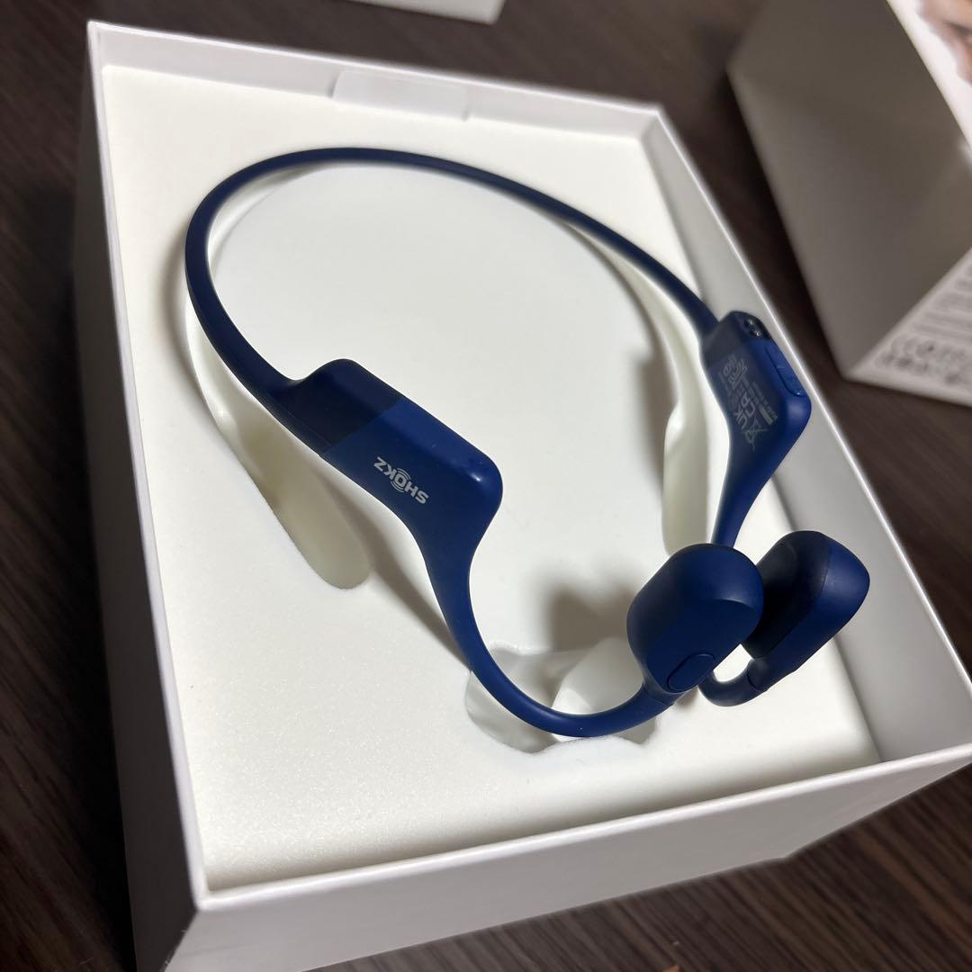 Shokz OpenRun 骨伝導イヤホン [ブルー]