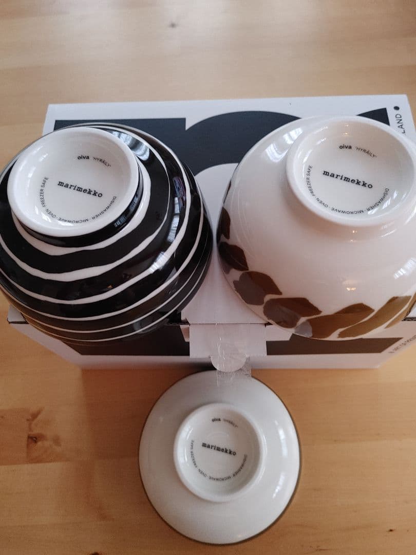 新品　マリメッコ marimekko ヒュライリュ Hyraily ボウル3個