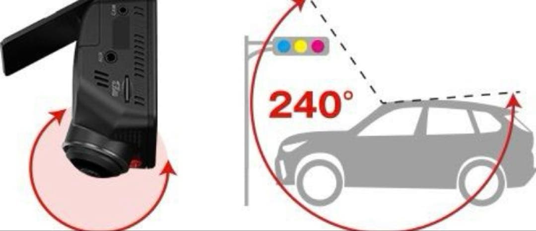 360° YUPITERU　ドライブレコーダー　マルミエ　ZQ-32R