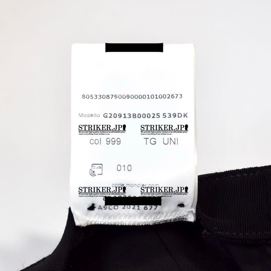 【新品】MONCLER Matt Black キャップ 帽子 ゴルフ ギフト包装