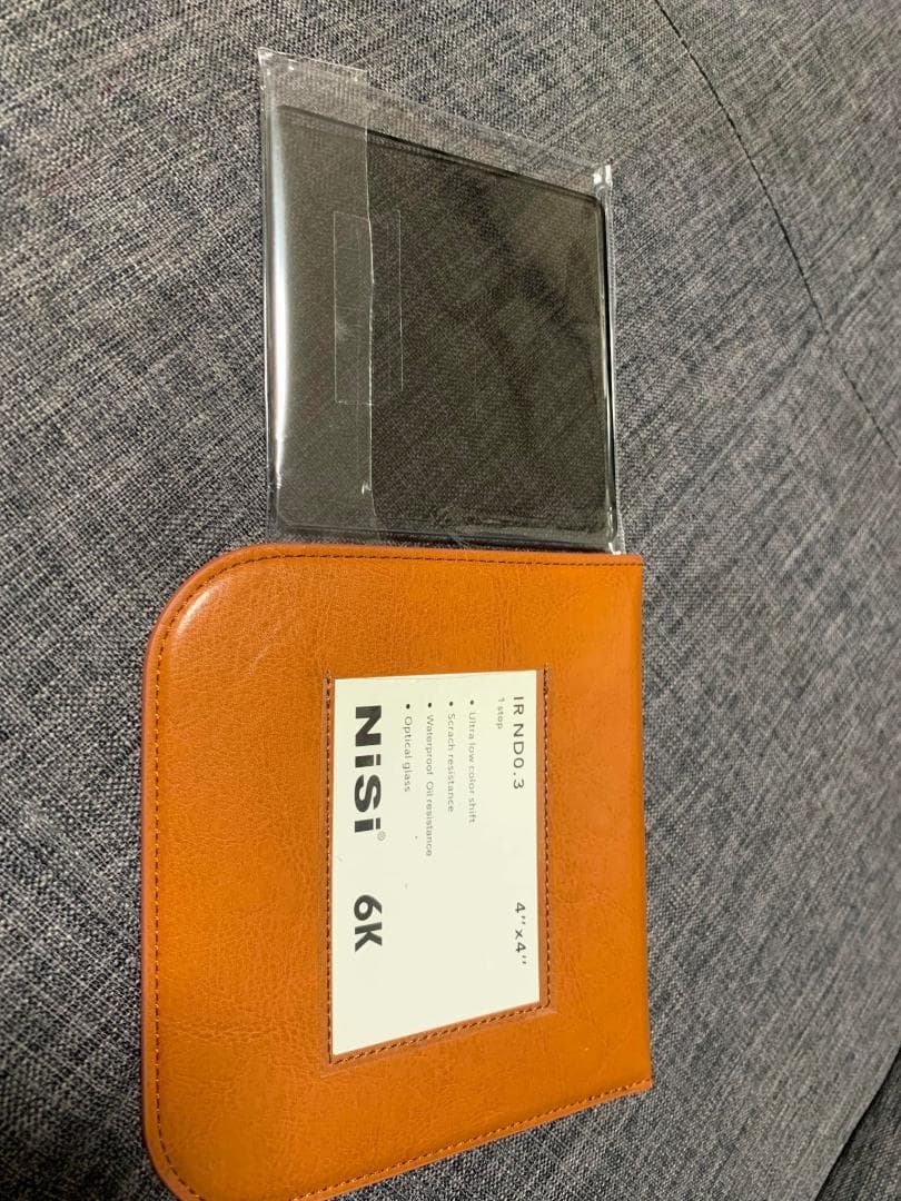 NISI 6K  赤外線0.3フィルタ – 4 x 4 (ブラック)