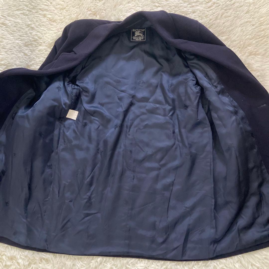 BURBERRY'S ネイビー ダブルコート　金ボタン裏地シャドーホース丸善別注