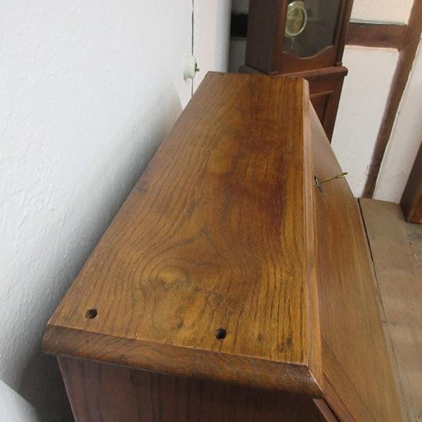 イギリス アンティーク 家具 ビューローブックケース デスク 本棚 6168e