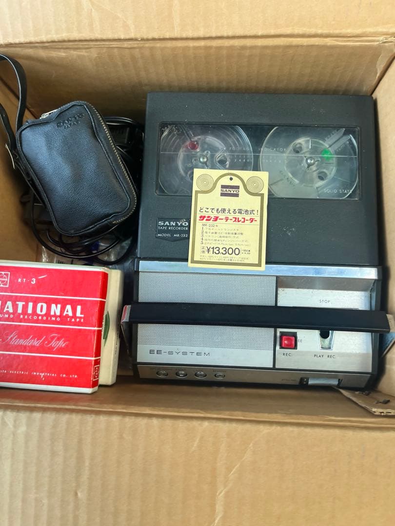 【希少】SANYO テープレコーダー　MR-323