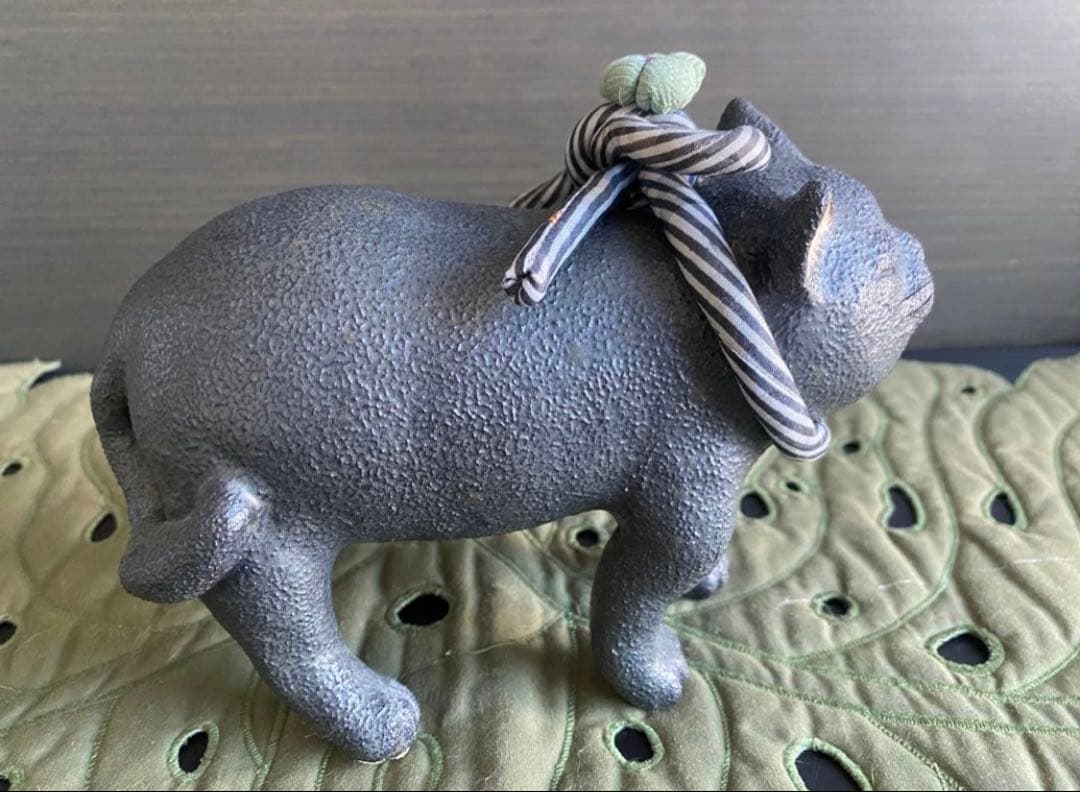 中古品【陶器製　猫】2点セット☆